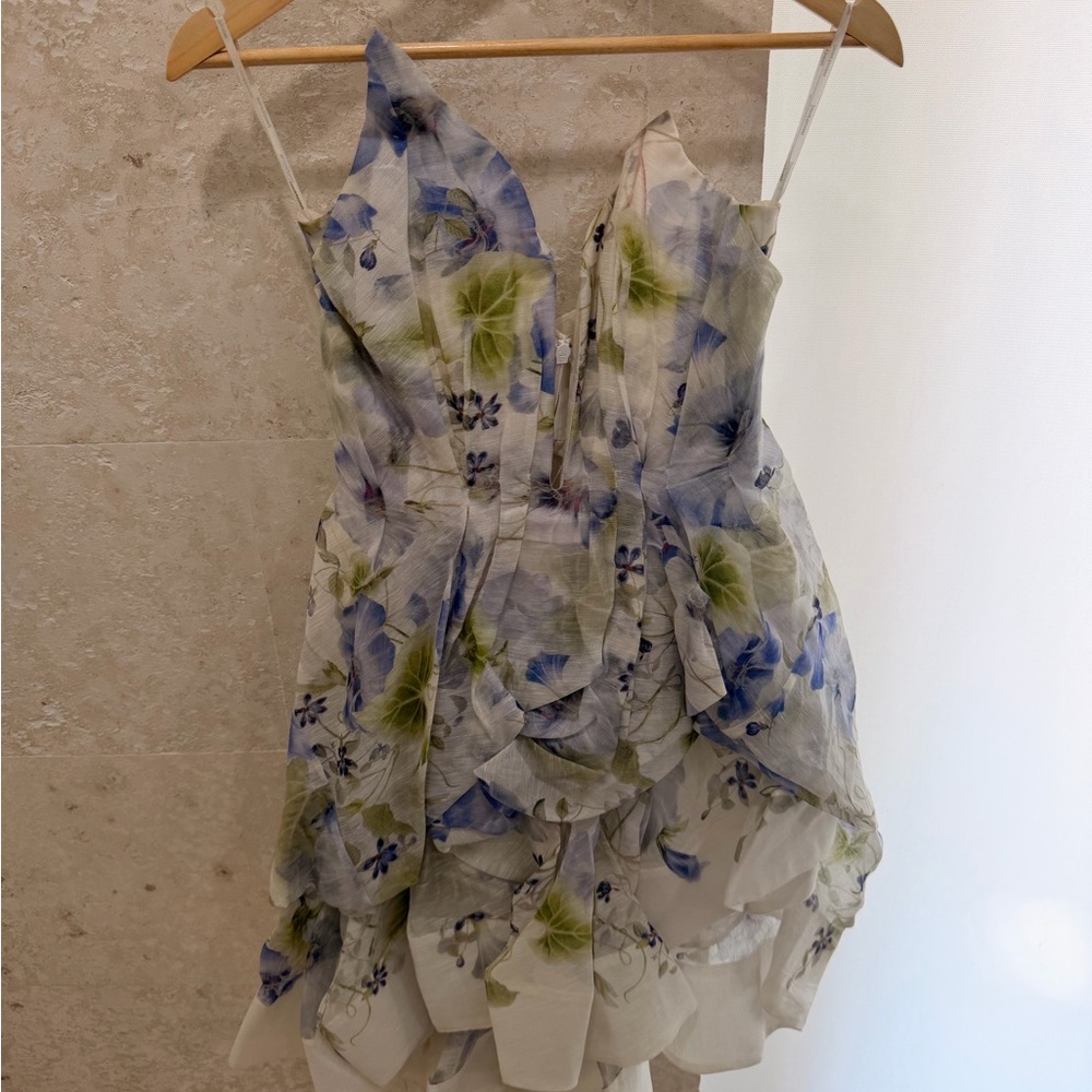 ZIMMERMANN Natura Draped mini dress - Picture 7 of 12